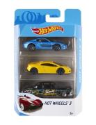 Hot Wheels 1:64 Scale Toy Cars & Trucks, 3-Pack Multi/patterned