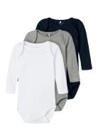 Name It Nbnbody 3P Ls Solid Noos Multi/patterned