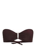 Lindex Bra Bandeau Brie Lurex Brun