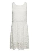 Lindex Dress Lace Skater Vit