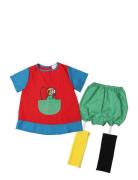 Pippi Langstrømpe Pippi Utklädningskläder 4-6 År Multi/patterned