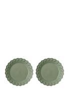 PotteryJo Tulipa Dessertplate 20 Cm 2-Pack Grön