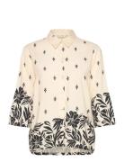 JDY Jdymaggie Life Loose 3/4 Shirt Wvn Kräm