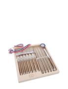 Jean Dubost 12P Set Jean Dubost Laguiole Brun