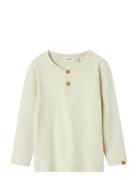 Lil'Atelier Nmmgayo Sar Ls Slim Top Lil Kräm
