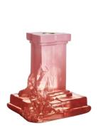 Kosta Boda Rocky Baroque Ljusstake Spicy Rose 150Mm Rosa
