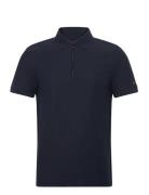 Tommy Hilfiger Dc Performance Zip Polo Marinblå