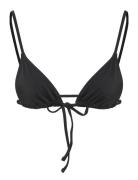 Weekday Shiny Triangle Bikini Top Svart