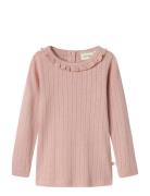 Lil'Atelier Nmfrachel Nis Ls Slim Top Lil Noos Rosa