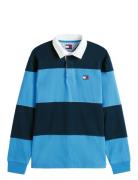 Tommy Jeans Tjm Rlx Fit Colorblock Rugby Ext Blå