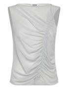 Weekday Chiffon Top Vit
