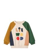 Liewood Aude Placement Sweatshirt Kräm
