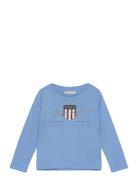GANT Archive Shield Ls T-Shirt Röd