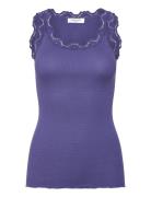 Rosemunde Rwbabette Sl U-Neck Long Lace Top Lila