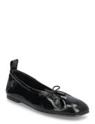ALOHAS Rosalind Leather Ballet Flats Svart