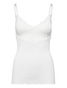 Rosemunde Rwbeatha Sl Strap Lace Top Vit