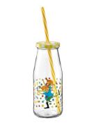 Pippi Langstrømpe Bottle With Straw And Lid Hoppsansa Nude