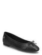 Tommy Hilfiger Toe Cap Leather Ballerina Svart