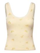 Gina Tricot Homewear Lace Singlet Gul