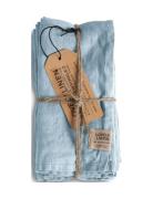 Lovely Linen Misty Napkin Blå
