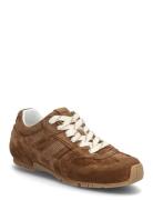 ALOHAS Tb.56 Suede Khaki Leather Sneakers Brun