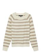 Vero Moda Vmdoffy Ls O-Neck Blouse Ga Kräm