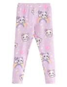 Lindex Leggings Br Inside Aop Cats A Rosa