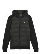 Lyle & Scott Hybrid Hoodie Svart