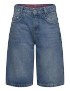 Hugo Kids Denim Bermuda Shorts Blå