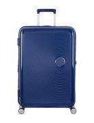 American Tourister Soundbox Spinner 77/28 Tsa Exp Marinblå