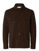 Selected Homme Slhjackie Sweat Jacket Noos Brun