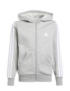 Adidas Sportswear J 3S Fl Fz Hd Grå