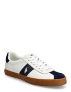 Polo Ralph Lauren Court Vulc Leather-Suede Sneaker Vit