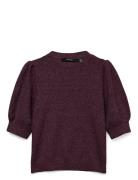 Vero Moda Vmdoffy 2/4 O-Neck Pullover Ga Noos Burgundy