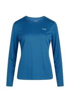 ZEBDIA Women Longsleeved Sports Tee Blå