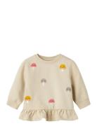 Name It Nbflamella Ls Sweat Unb Beige
