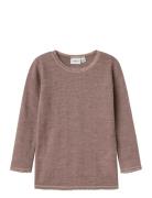 Name It Nmfwang Wool Needle Ls Top Solid Noos Rosa