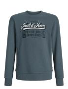 Jack & J S Jjelogo Sweat Crew 2 Col 25/26 Noos Mni Blå