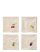 Midnatt Napkins 4-Pack Tutti Frutti Kräm