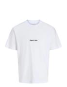 Jack & J S Jornorrebro Emb Tee Ss Cn Noos Jnr Vit