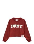 Vero Moda Girl Vmnewyork Red Ls Short Sweat Jrs Girl Burgundy