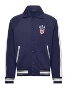 Polo Ralph Lauren Fleece Graphic Jacket Marinblå