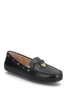 Lauren Ralph Lauren Wylie Nappa Leather Driver Svart