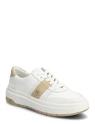 Lauren Ralph Lauren Harlie Color-Blocked Leather Sneaker Vit