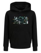 Jack & J S Jjgeplas Sweat Hood Mni Svart