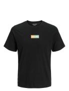 Jack & J S Jjpan Tee Ss Crew Neck Jnr Svart