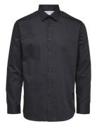 Selected Slhslimethan Shirt Ls Classic Noos Svart