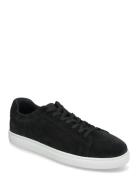 Selected Slhevan Suede Sneaker Svart