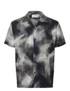 Selected Slhregair Shirt Ss Mix G Camp Multi/patterned