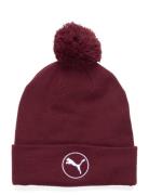 PUMA Golf Wrmlbl Removable Pom Beanie Burgundy